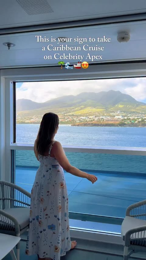 Instagram post by @asyatravels for Celebrity Cruises. Caption reads: [...] cannot believe how beautiful this....