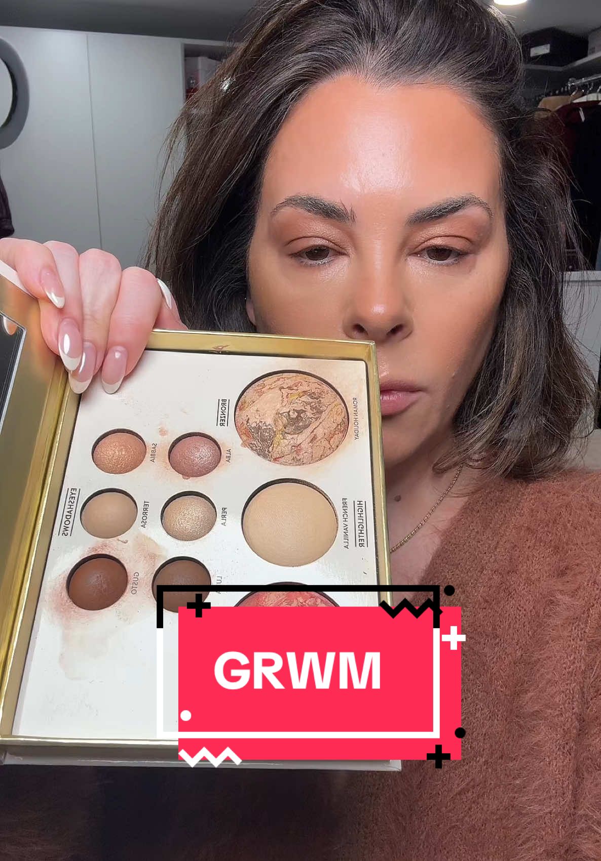 TikTok post by @ericataylor2347 for – Laura Geller. Caption reads: Today #grwm with my @Laura Geller Beauty Tuscan....