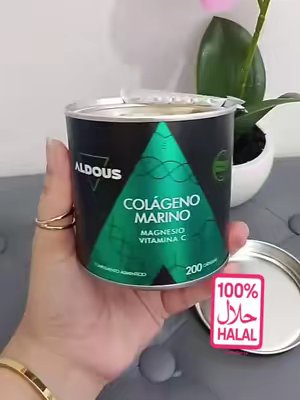 TikTok post by @sonia979709 for Aldous Bio. Caption reads: @ALDOUS #collagen #indispensabiliscuola....