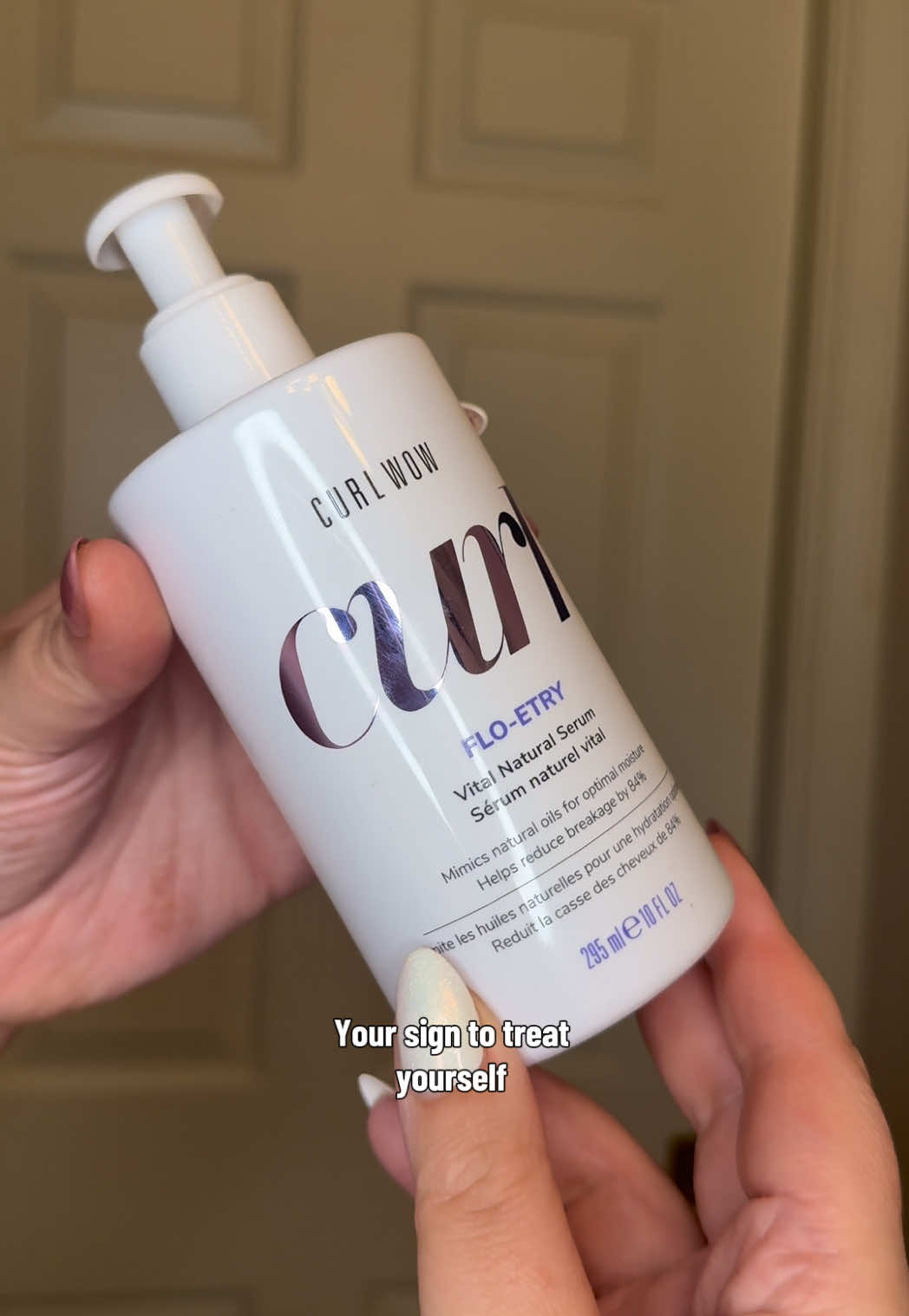 TikTok post by @scscorpio_ for Color Wow Hair. Caption reads: [...] curls or lack of definition 🤗 @Color Wow....