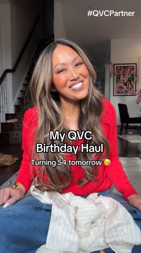 Instagram post by @mallyroncal for QVC. Caption reads: #QVCPartner Shop @qvc for all your [...].