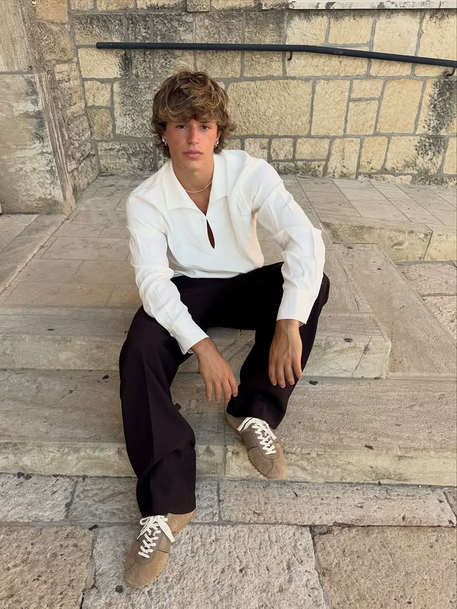 Instagram post by @samueltarinii for Sandro Paris. Caption reads: Recent @sandroparis #giftedby.