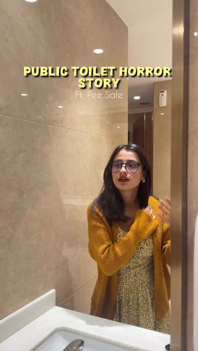 Instagram post by @pallavi_pandey_04 for Pee Safe. Caption reads: Stay Fresh🍃, Stay Safe 🚽with Peesafe Toilet Seat....