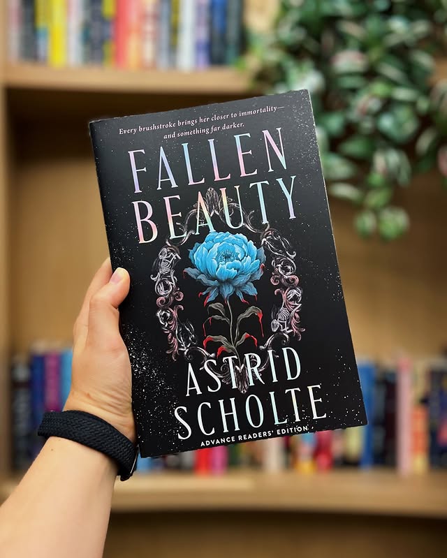 Instagram post by @astridscholte for Wednesday Books. Caption reads: [...] ⁣⁣⁣⁣⁣⁣⁣⁣⁣⁣⁣⁣⁣⁣⁣⁣⁣ 🥀 Follow @wednesdaybooks....