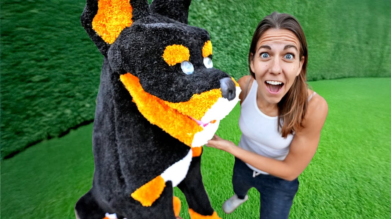 YouTube post by @alispagnola for KiwiCo. Caption reads: I Finish the IMPOSSIBLE 3D RUG.