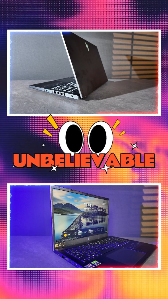 Instagram post by @born.creator for Acer. Caption reads: Gaming laptop chahiye under ₹60K jo performance....