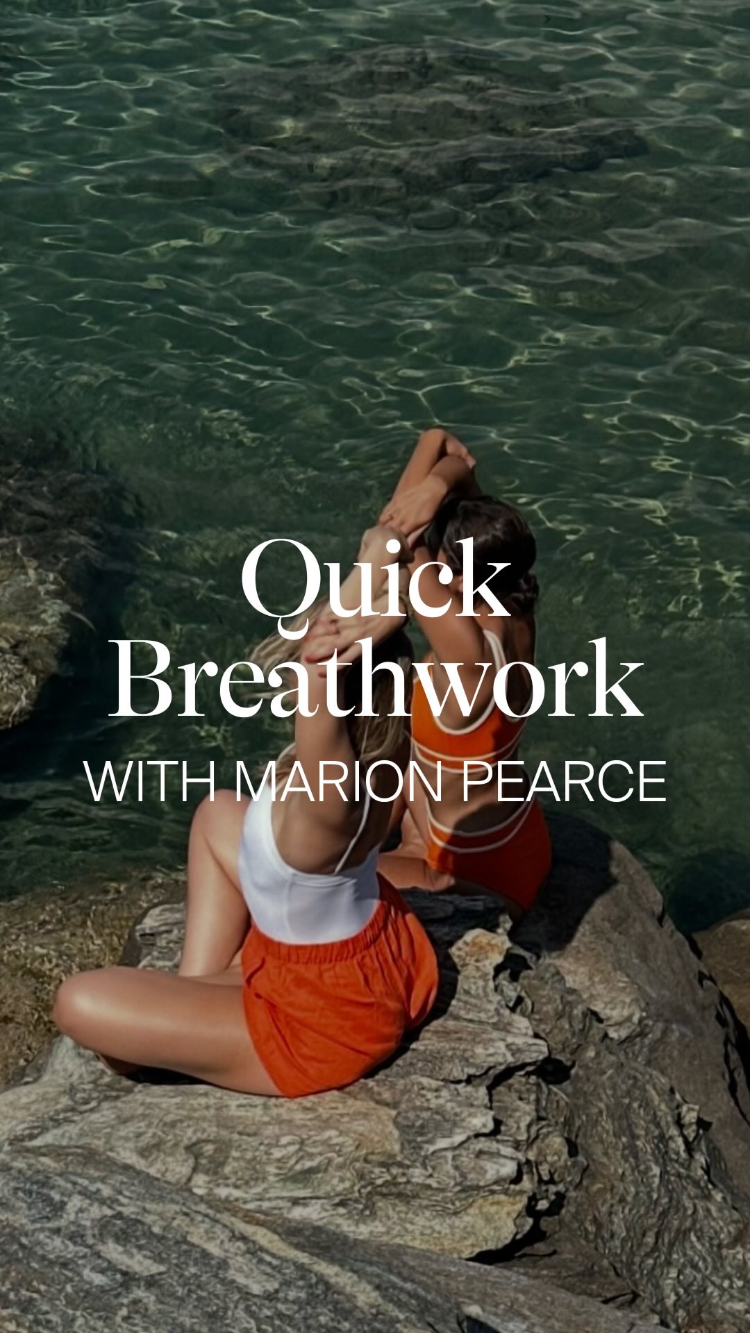 Instagram post by @marion_pearce for ARTAH. Caption reads: Breathwork is at the heart of The Chrono-Reset,....