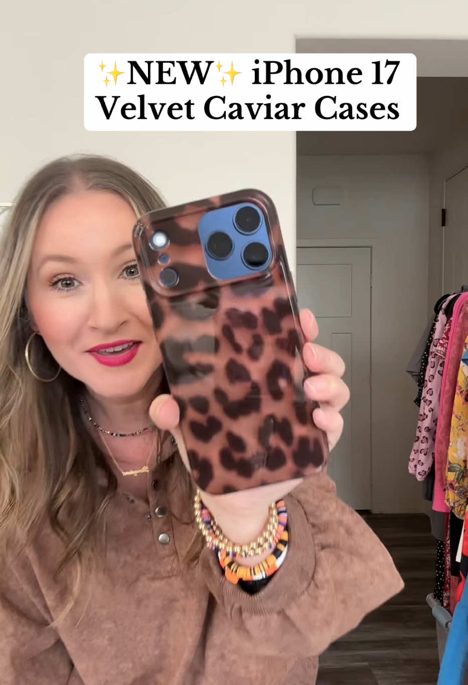TikTok post by @jessonpointe for VELVET CAVIAR. Caption reads: [...] for your new iPhone! 🖤🤎@velvetcaviar....