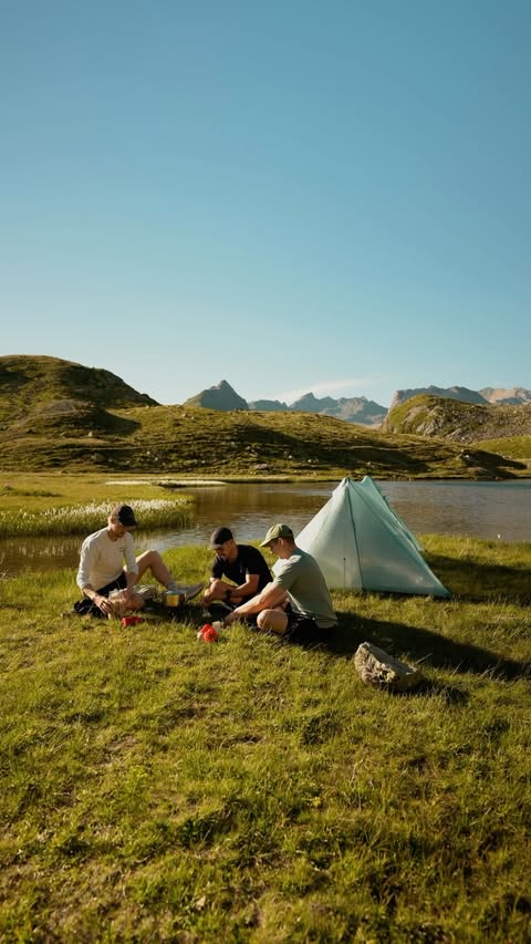 Instagram post by @thealpinists for Victorinox. Caption reads: What a true reset looks like for us! ✨ @victorinox....