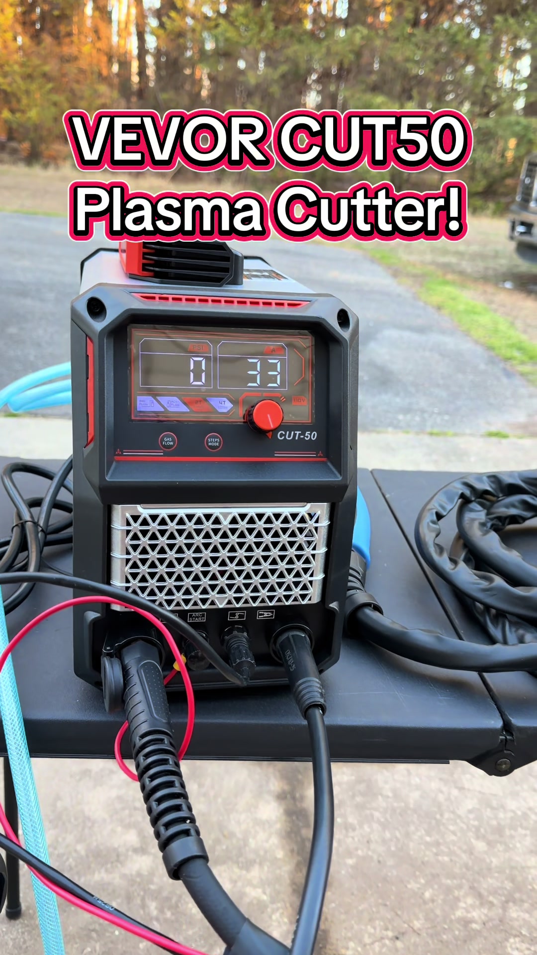 TikTok post by @ncdrunkfishermen for VEVOR. Caption reads: @VEVOR Automotive Store @Ollie #vevor [...].