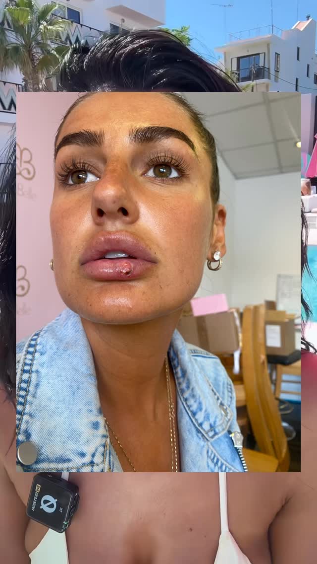 Instagram post by @blamurphy for BiaBelle Beauty. Caption reads: @biabellebeauty My Shade SPF 35 Lip Oil - [...].