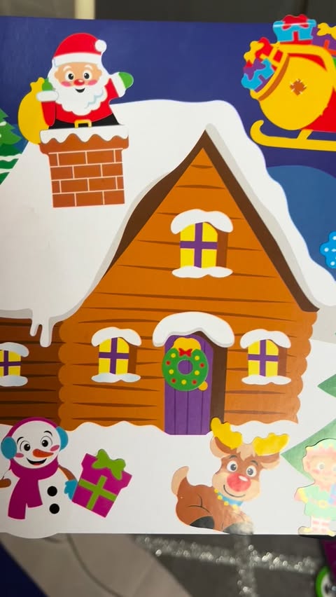 Instagram post by @little_amaya_in_wonderland for Baker Ross. Caption reads: Christmas craft and festive fun @bakerross 

Ad||.