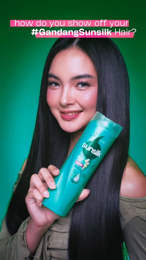 Instagram post by @kaisha.aaa for Sunsilk. Caption reads: Hair that’s always ready for any challenge,....