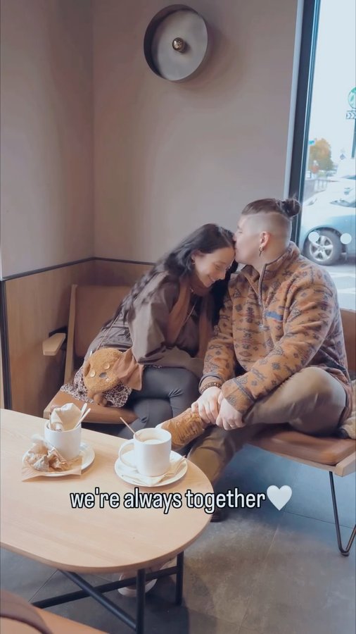 Instagram post by @letsjustgoaway14 for Totwoo. Caption reads: Even when miles apart, our hearts stay in sync 💞....