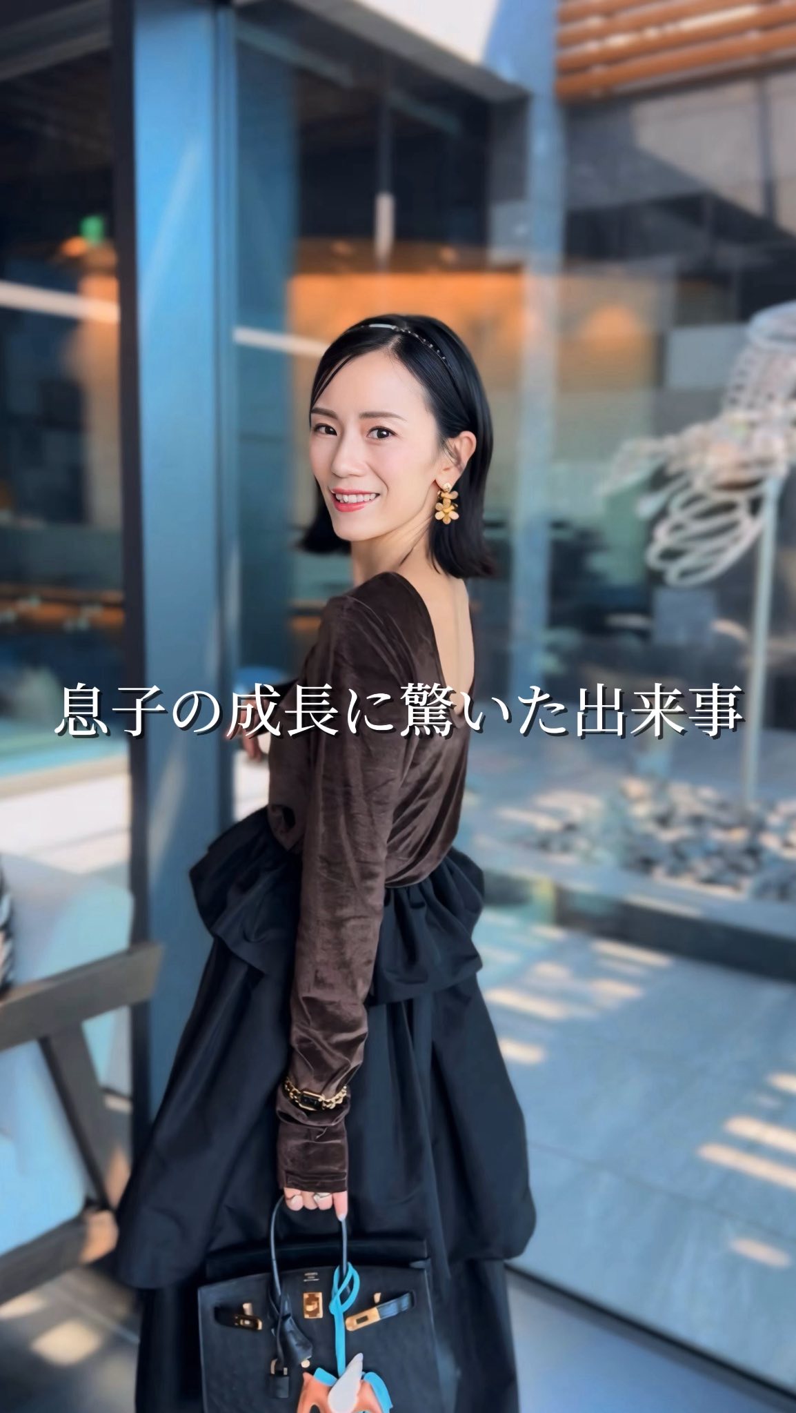 Instagram post by @nyakanya for France Luxe. Caption reads: 息子が学校に提出した
“座右の銘”を聞いて成長に驚き🫨

『失敗するから弱いんじゃない
失敗してこ....