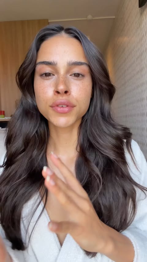Instagram post by @jaravalbracht for CAIA COSMETICS. Caption reads: 8 hours of sleep? In this economy?.
