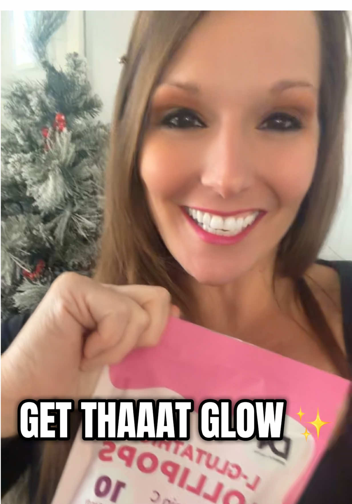 TikTok post by @annmar13s for Divinity Nutra. Caption reads: [...] Support all-in-one Beauty supplement....
