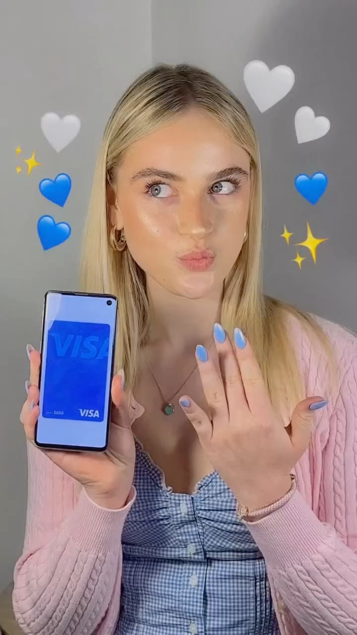 Instagram post by @denisa.radova for Visa. Caption reads: [Advertising collaboration] s @visa – pojď si se....