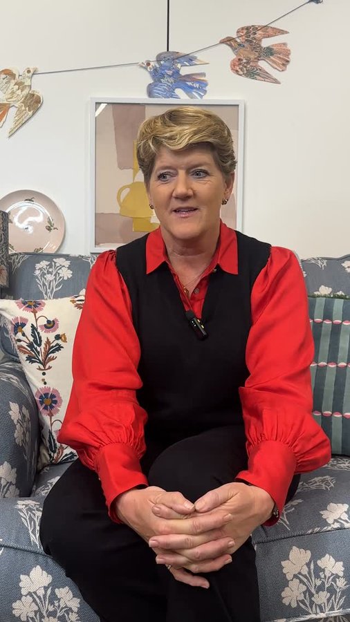 Instagram post by @clarebalding for Good Housekeeping. Caption reads: From her time on Celebrity Traitors to fond....