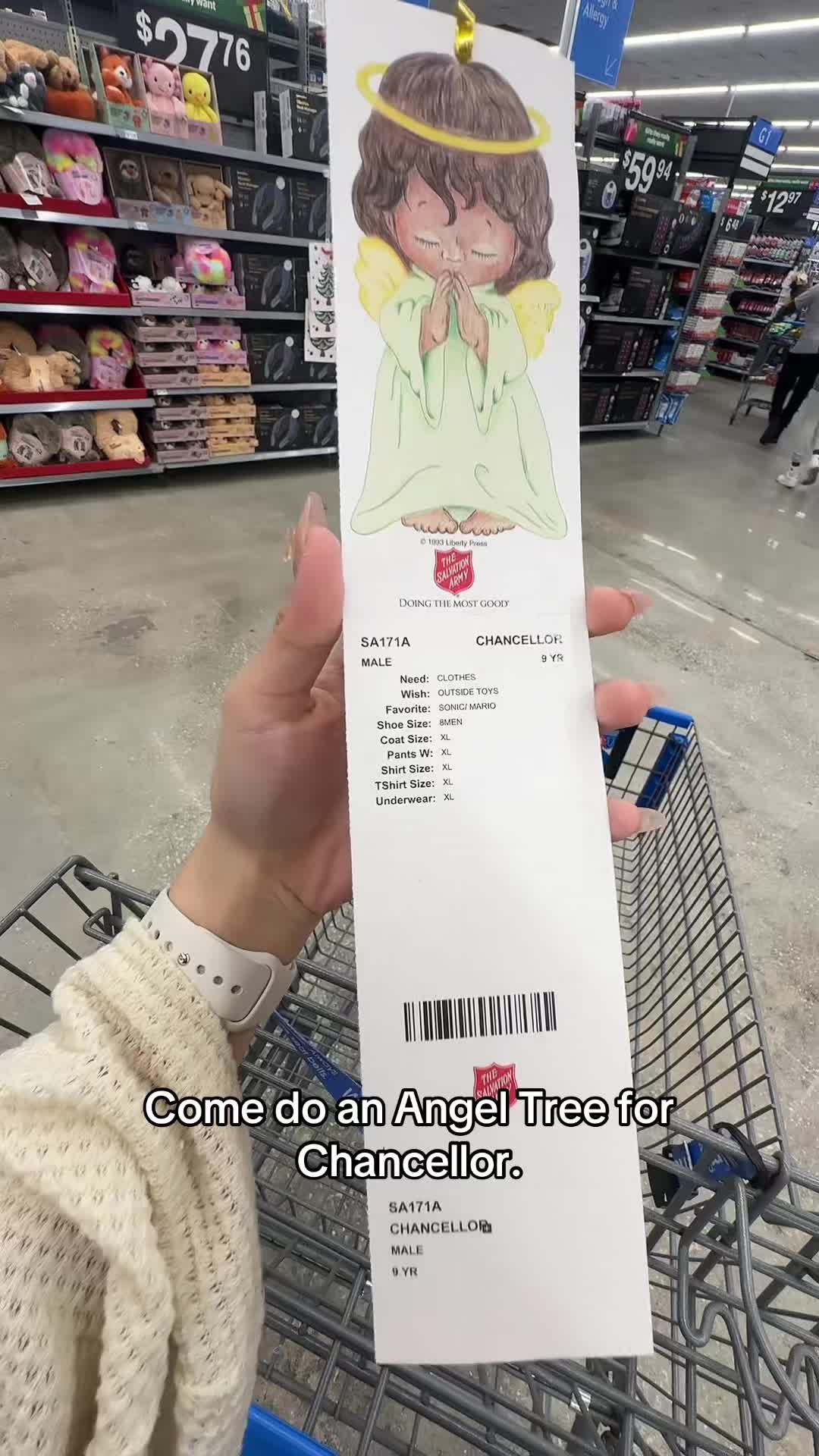 TikTok post by @anqiqil for GoFundMe. Caption reads: Help me fulfil more wishes here!! ->....