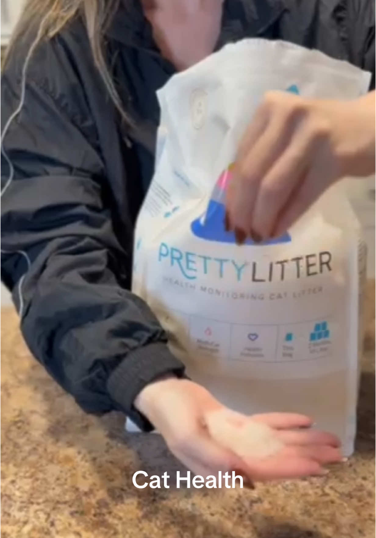 TikTok post by @doctor.stevie for PrettyLitter. Caption reads: [...] perfect way to predict an emergency,....