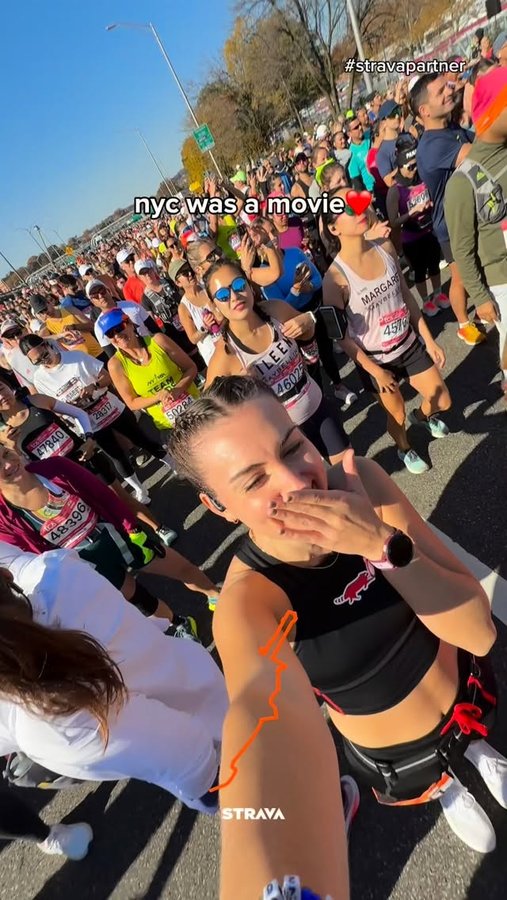 Instagram post by @soso_swag for Strava. Caption reads: being emotional real quick 🥲

waking up one day....