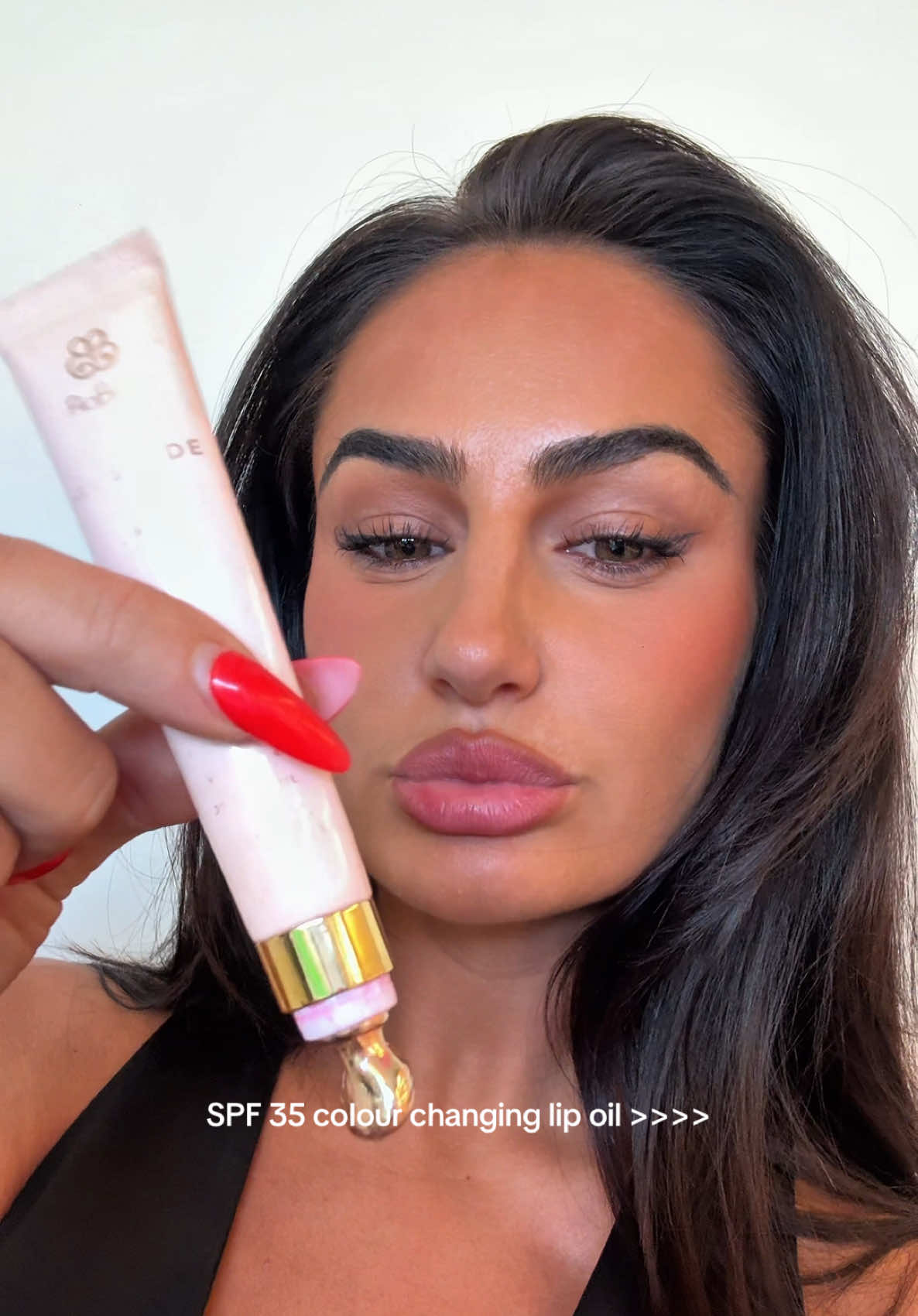 TikTok post by @blamurphy for BiaBelle Beauty. Caption reads: @BiaBelle SPF 35, colour changing to a lip blush,....