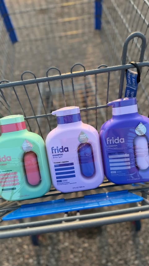 Instagram post by @walmartgems for Frida Baby. Caption reads: 🫧 The days of me hovering over every step of my....