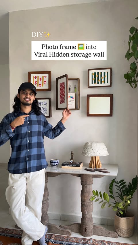 Instagram post by @biosphereflora for Asian Paints. Caption reads: [...] ke living room se, featured in @asianpaints....