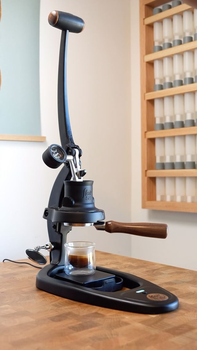 Instagram post by @tannercolsoncoffee for Flair Espresso. Caption reads: [...] - Flair 58 Plus 2....