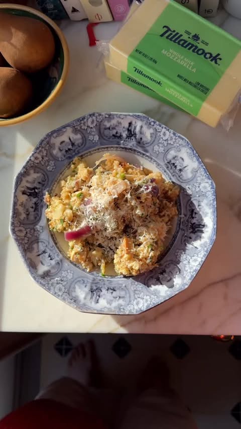 Instagram post by @justine_snacks for Tillamook. Caption reads: [...] and made delicious because of @tillamook’s....