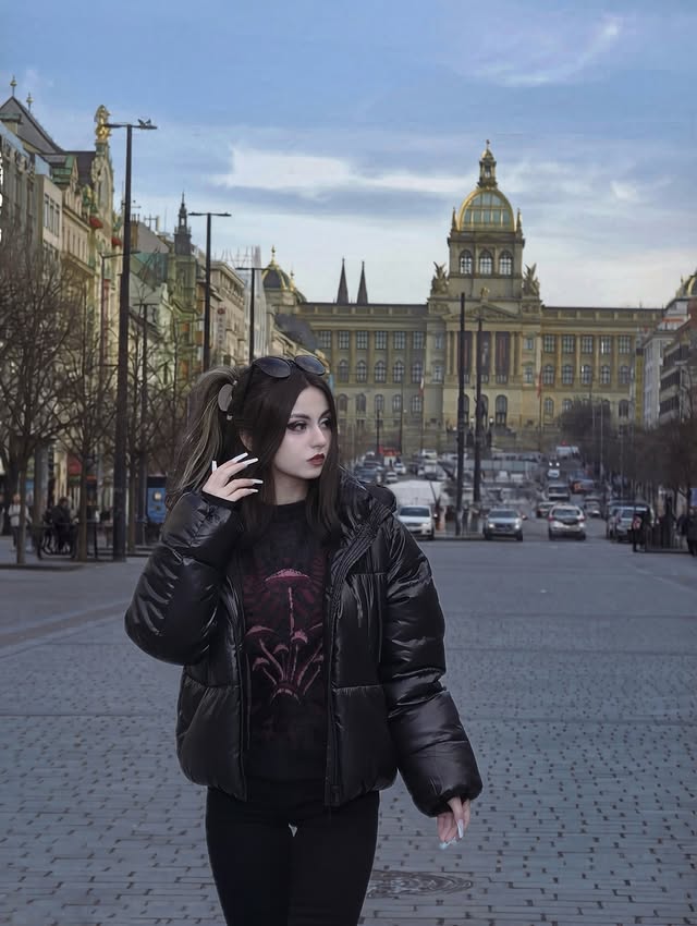 Instagram post by @svartur.ulfar for KILLSTAR. Caption reads: [...] #Prague and this sweater #gifted by....