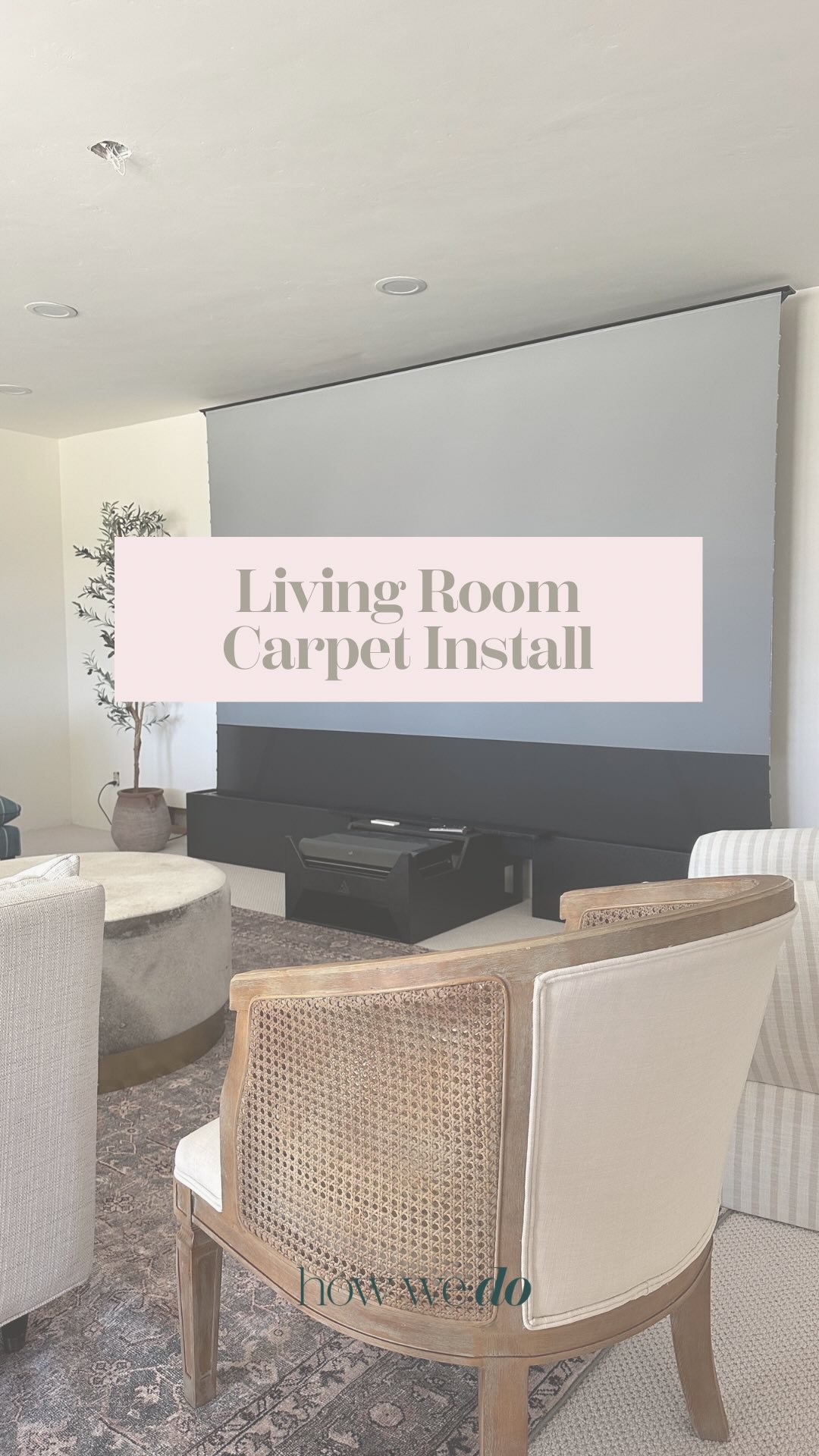 Instagram post by @howwedo208 for RC Willey. Caption reads: Are you team carpet or team hard floors? I’ve got....