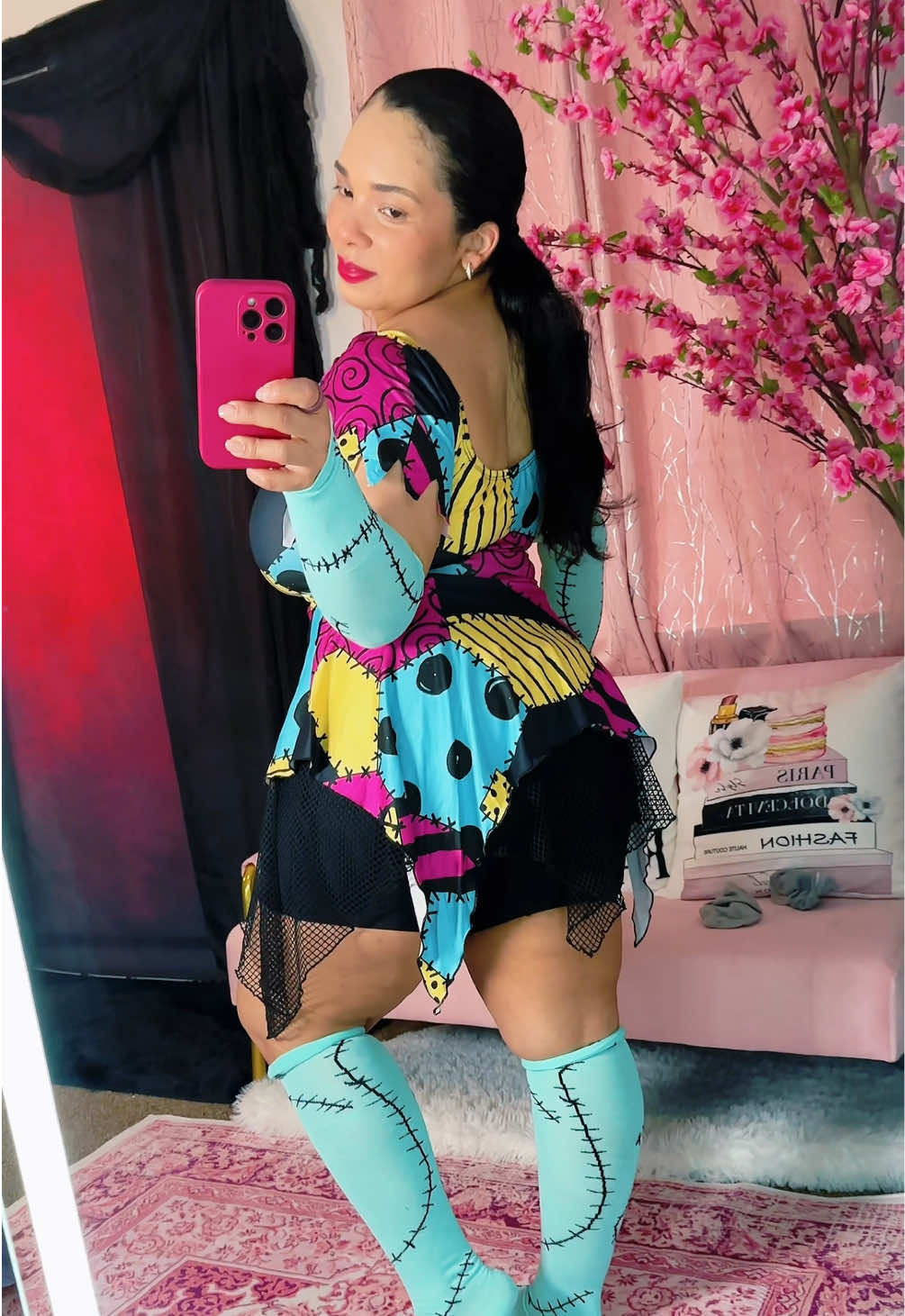 TikTok post by @cardis.ego for Dolls Kill. Caption reads: Ragdoll Costume Dress 🎃@Dolls Kill....