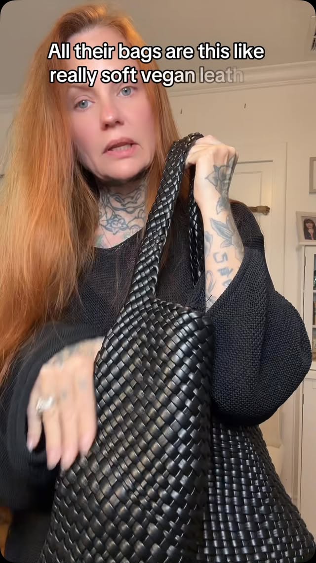 Instagram post by @adeleontiktokshop for NEWBELLA OFFICIAL. Caption reads: Found my new go-to weekend bag and it’s completely....