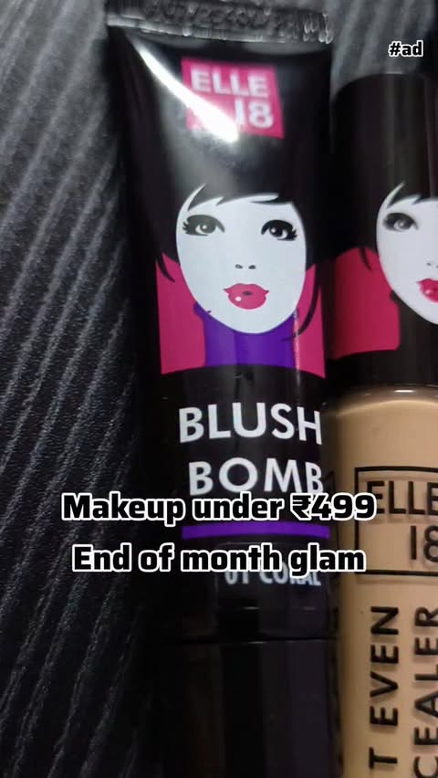 Instagram post by @gorgeous_girl_ayesha for Purplle. Caption reads: #ad POV: your bank balance said ‘behave’ so you....