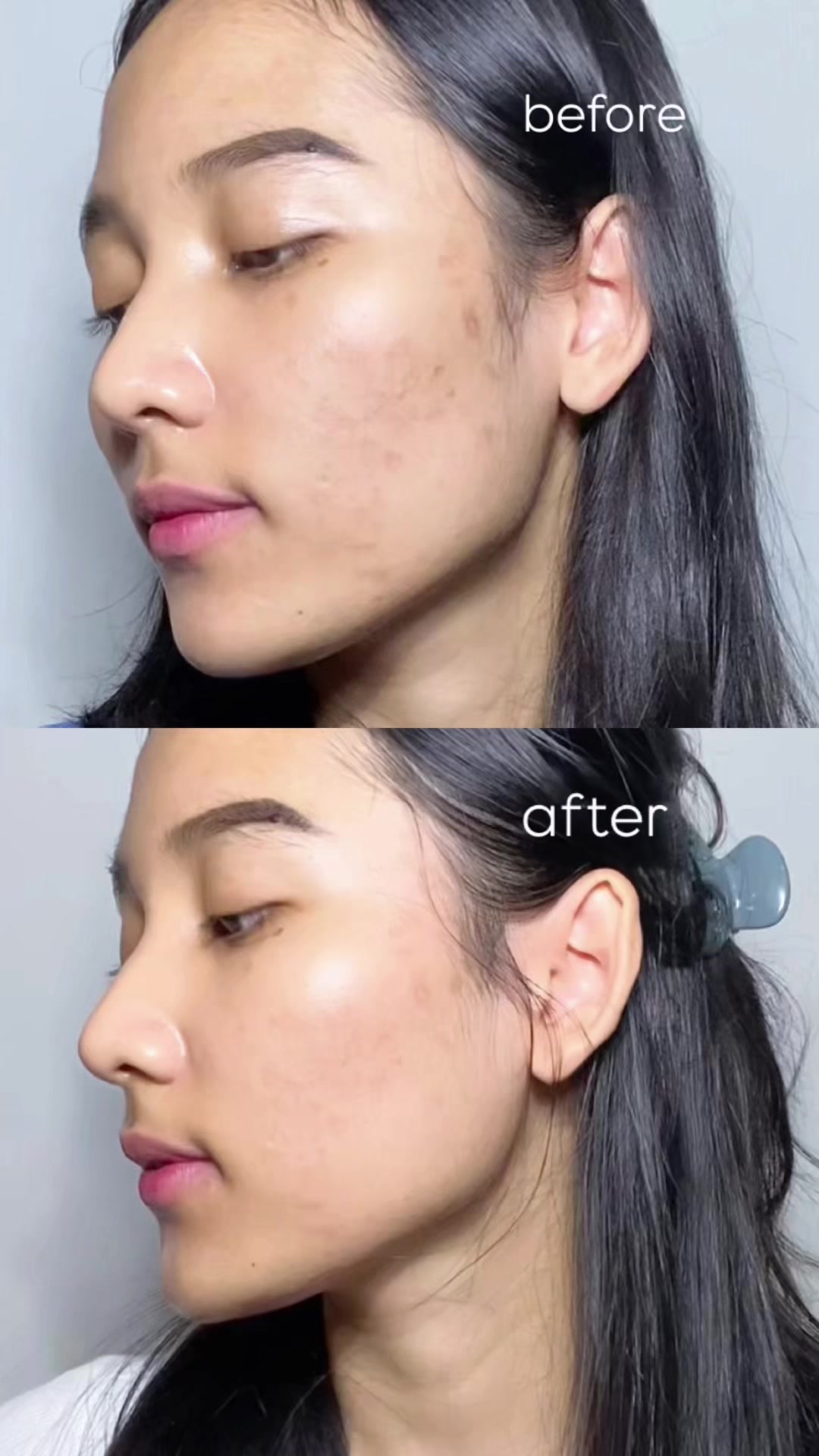 TikTok post by @lul.iyyy for Hanasui. Caption reads: kulit auto glowing cuma 7 hari🤩 @Hanasui Official....