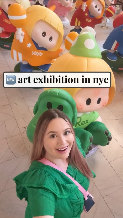 Instagram post by @alexkwillslay for MINISO. Caption reads: [...] two part adventure in nyc with YOYO and....