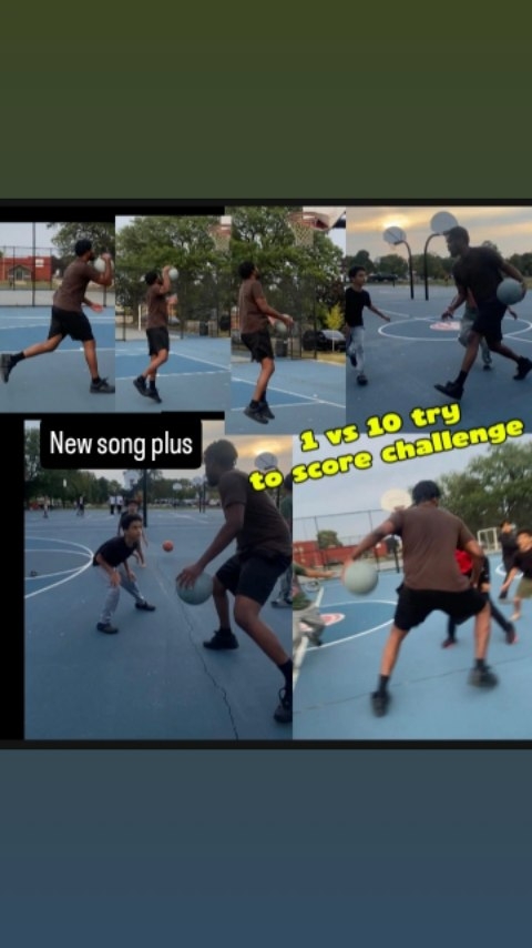 Instagram post by @mula.frezzzzjungle for House of Highlights. Caption reads: Big mula hooping wit da kids at a festival ♥️....