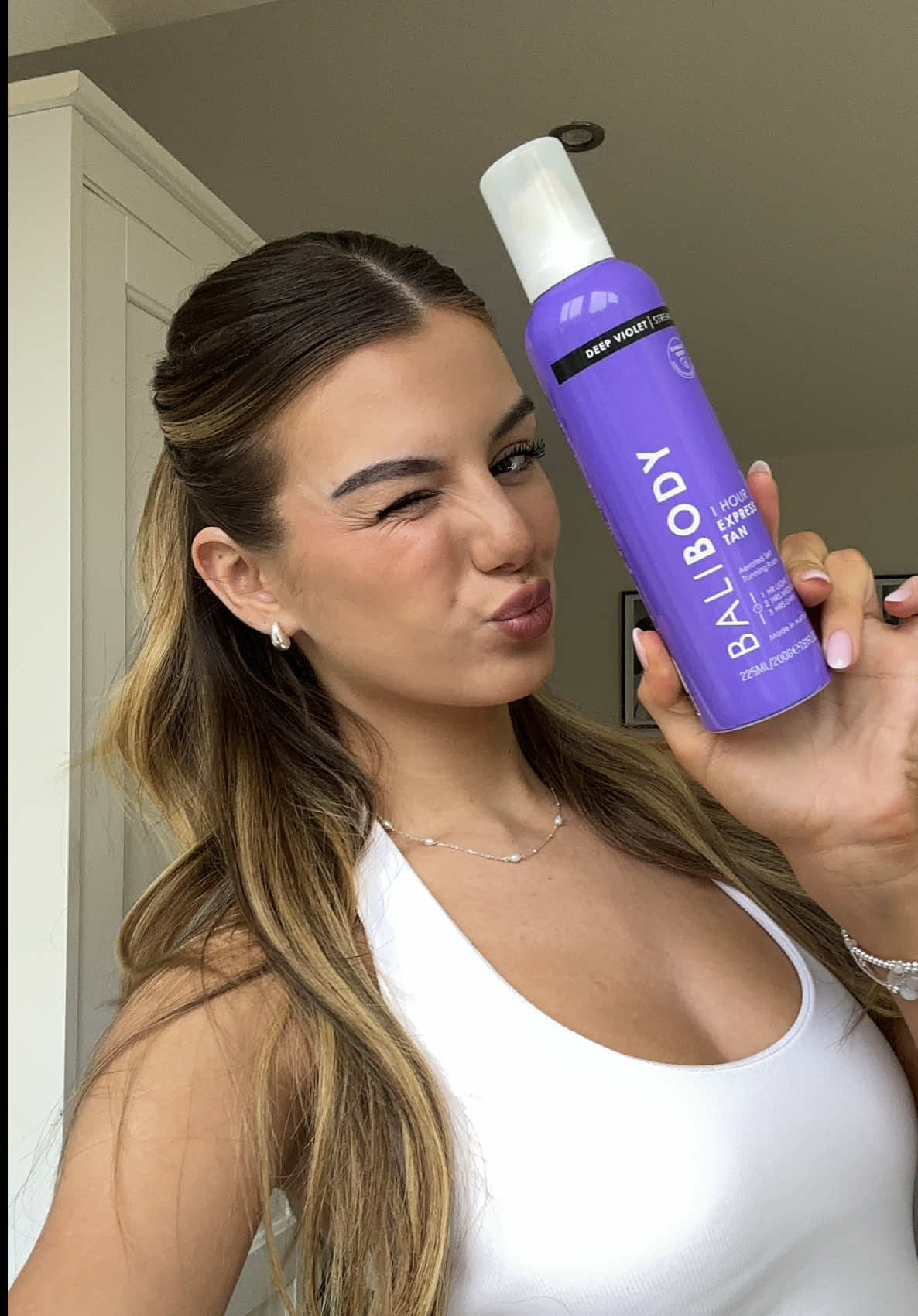 TikTok post by @pippa_rae for balibody. Caption reads: Just @balibody saving the day again💜💜💜#CapCut....