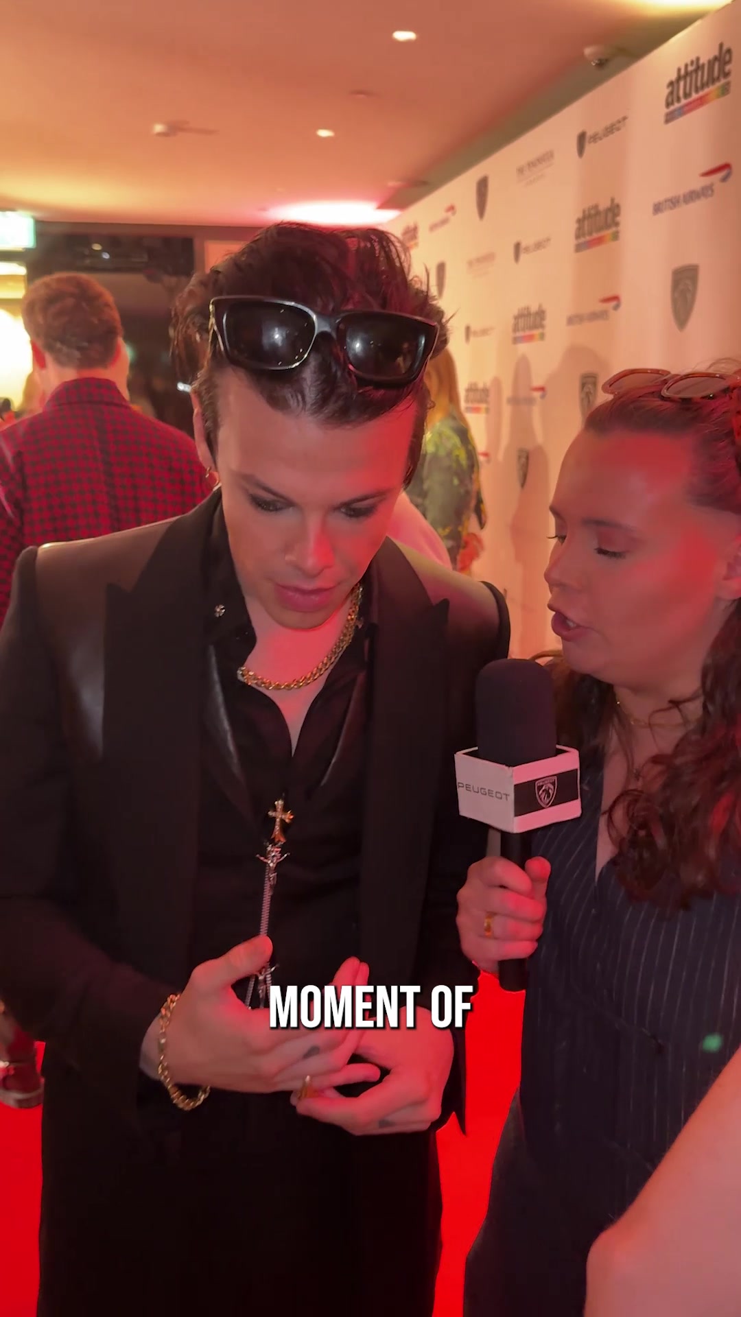 TikTok post by @safe_space for Peugeot. Caption reads: What’s been your favourite queer moment of the....