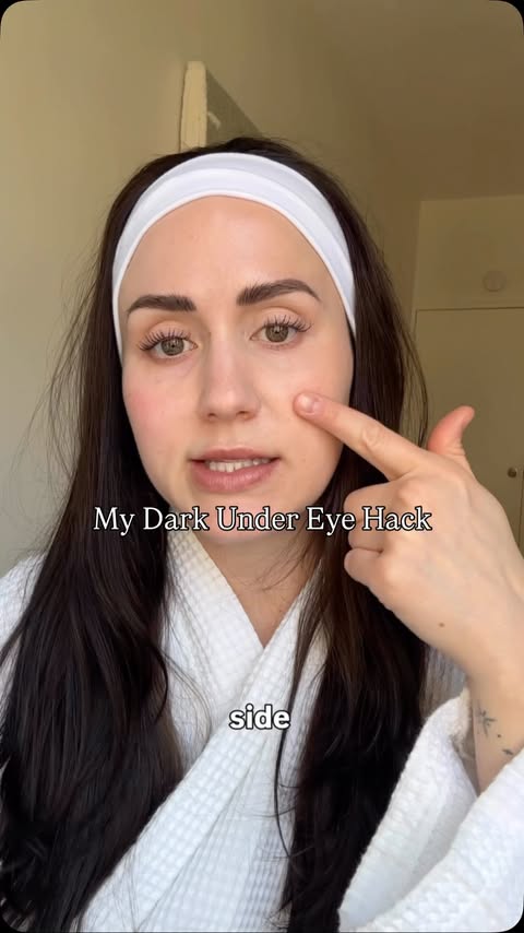 Instagram post by @jordynwoodruff for DRMTLGY. Caption reads: @drmtlgy Luminous Eye Corrector SPF 41 is my [...].