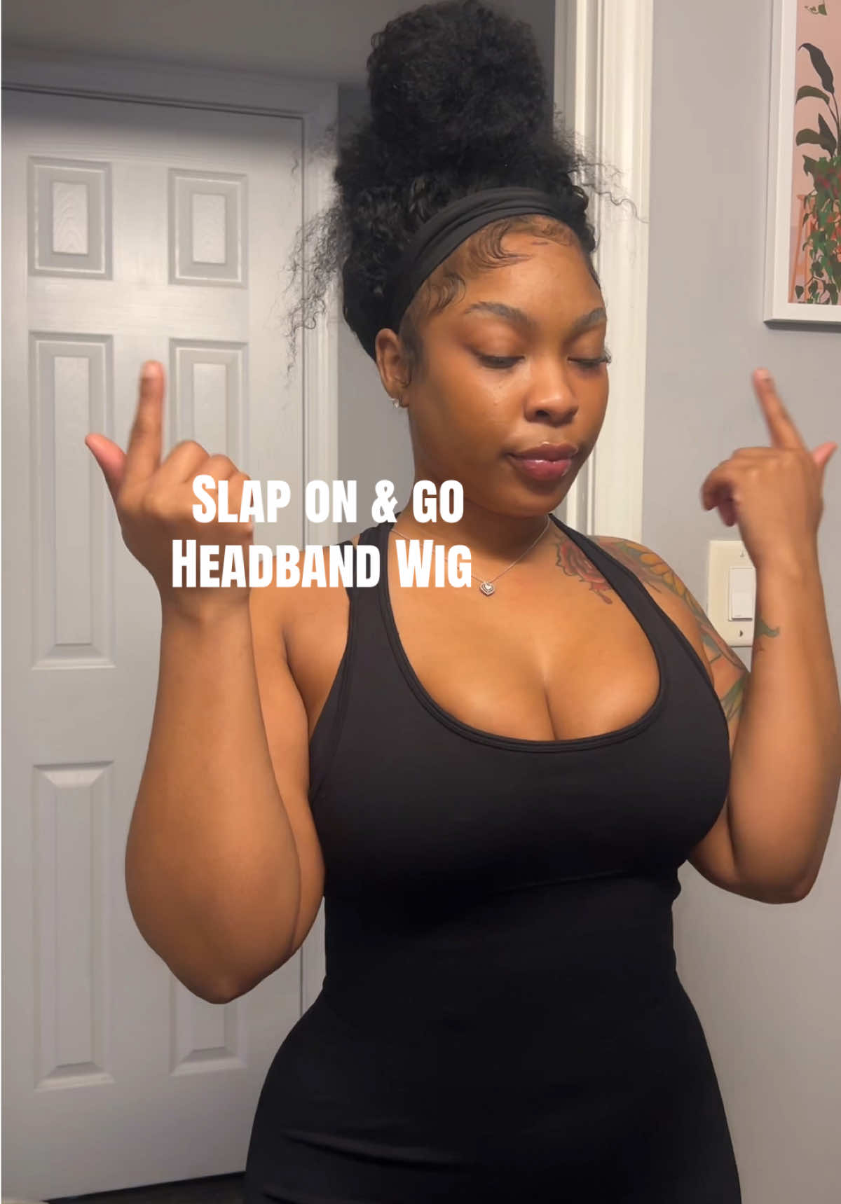 TikTok post by @nyniimulan for Daixidreadology. Caption reads: Daixi Dreadology Headband Wig 🎀 @Daixi Dreadology....