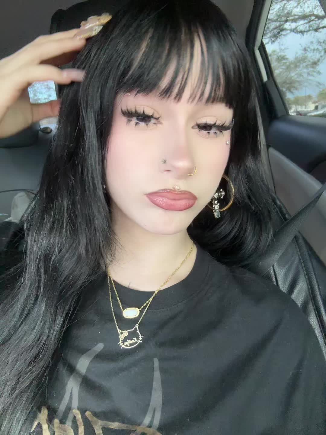 TikTok post by @kaitlyn.beals for OkayLove Lashes. Caption reads: @okaylovelasheslisa #jesuslovesyou #fyp #19.