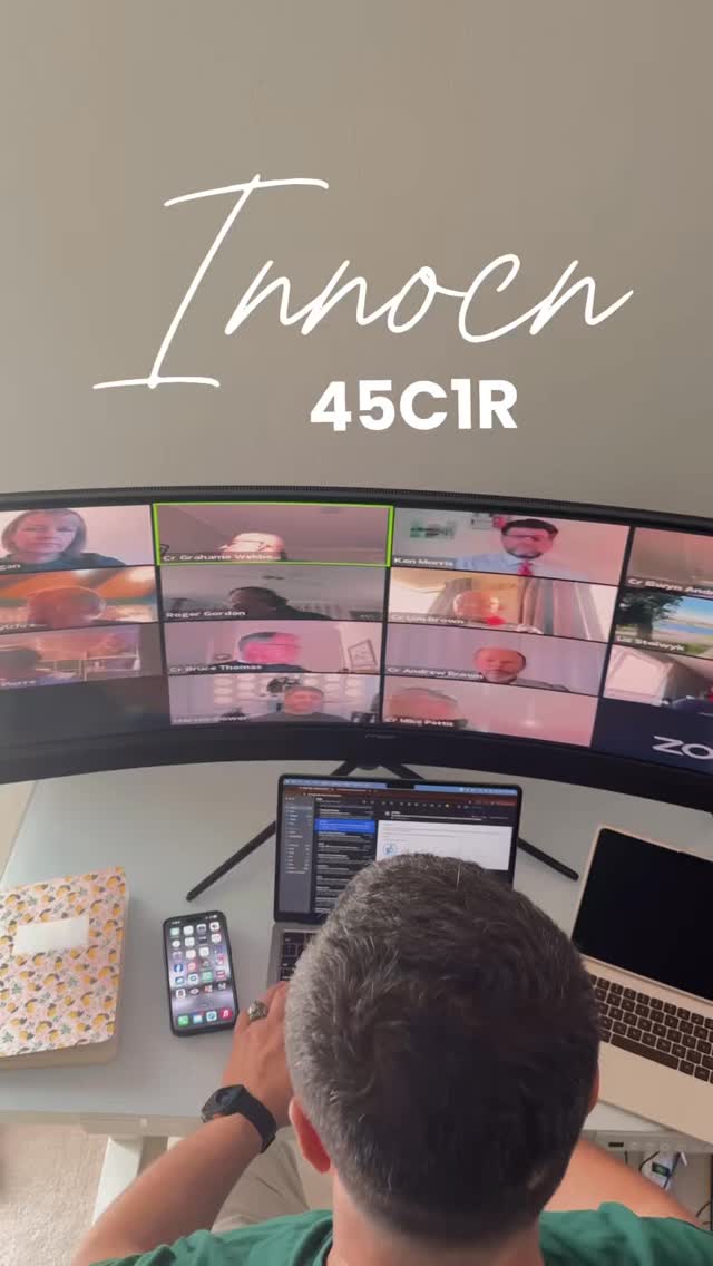 Instagram post by @dilamiraco for INNOCN. Caption reads: [...] video calls to room-filling sound, the....