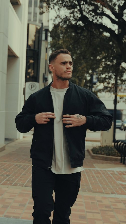 Instagram post by @bennettlooper for Cuts Clothing. Caption reads: Cuts has been a staple in my closet for....