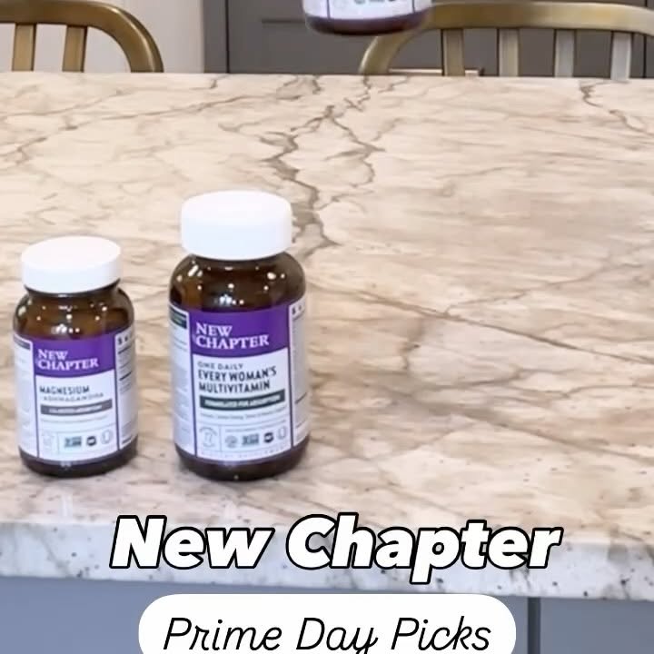 Instagram post by @occasionallyjenna for newchapter. Caption reads: ✨Amazon Prime Day is almost here and New Chapter....