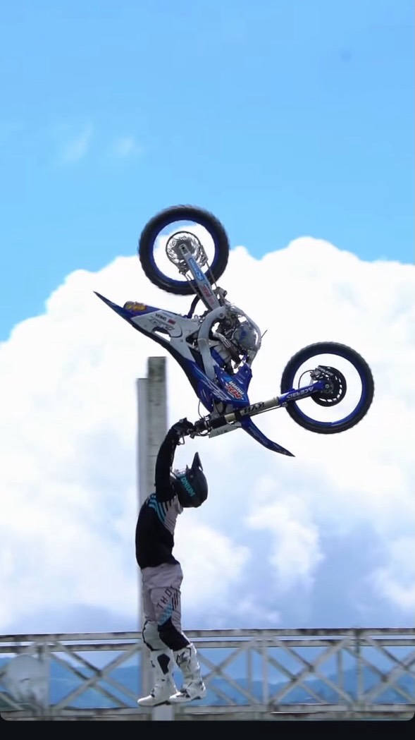 Instagram post by @adamjones760 for Visit California. Caption reads: 🔥BREAKING NEWS! @nitrocircus is coming to....