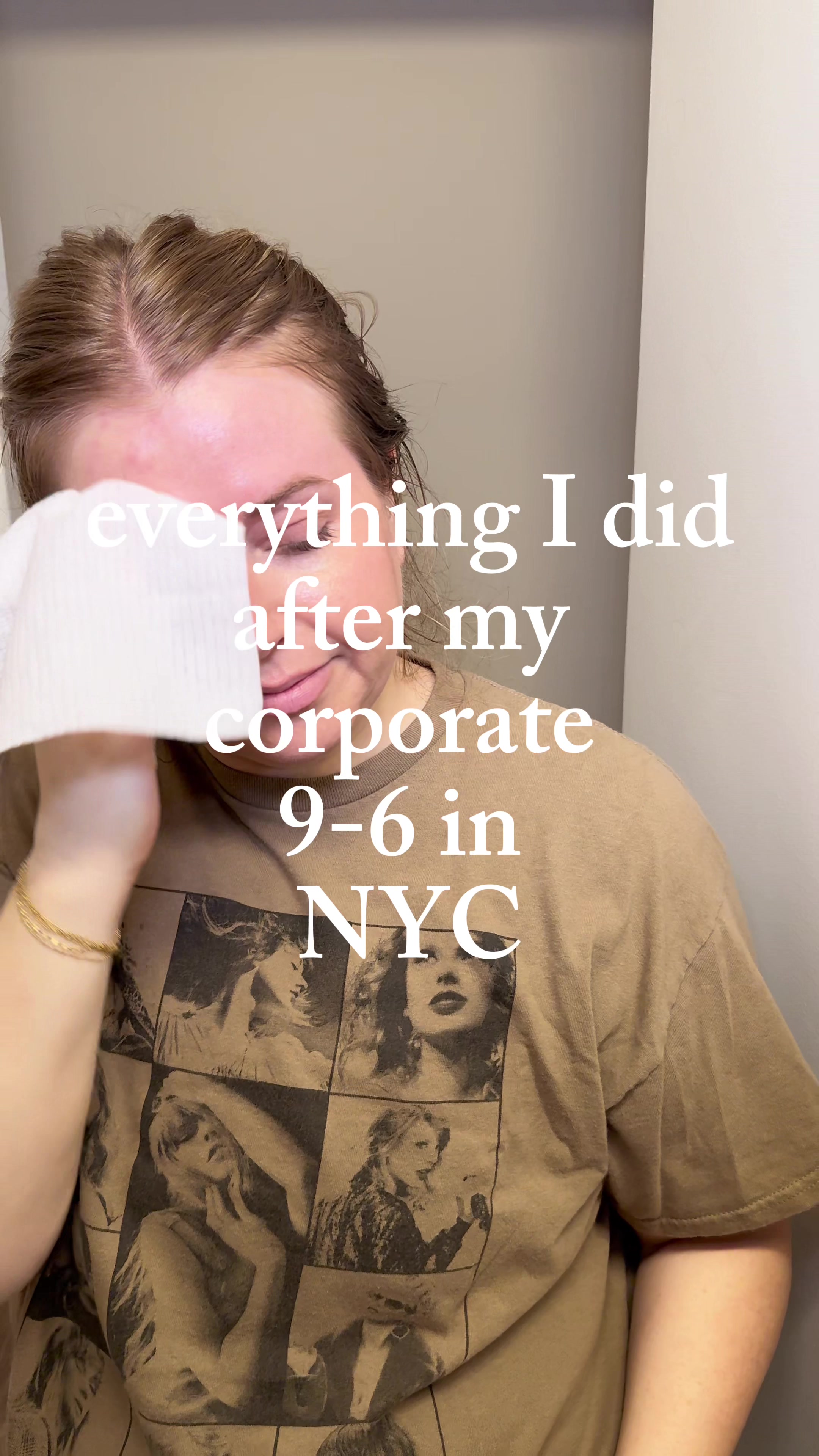 TikTok post by @madison_owens for Embryolisse USA. Caption reads: realistic corporate evening routine 🌙 pilates, a....