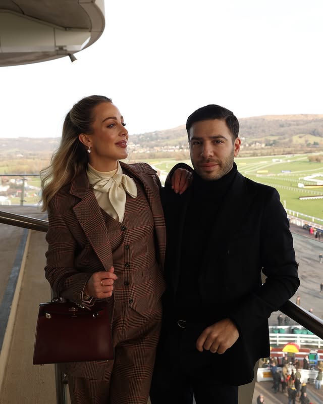 Instagram post by @allchloerose for Boodles. Caption reads: A day at the races 🐎 with @boodles x....